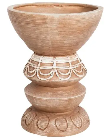 Plant Pot DISPORUM 29 cm Light Brown - Garden & Balcony