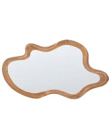 Wall Mirror DREVANT 89 cm 52 cm Pine Wood Natural - Home Accessories