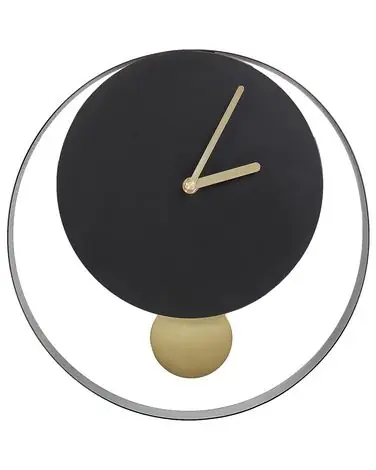 Wall Clock MAGLAND 30 cm Metal Black - Home Accessories