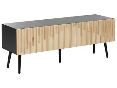 TV Stand DALCROSS Brown/ Black - Living Room