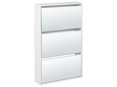 Shoe Storage Cabinet MIDFIELD with Storage White - Hallway