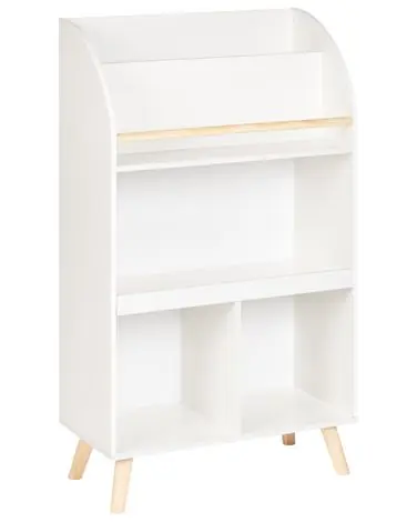 3 Tier Bookcase LILOET 102 cm White - Living Room