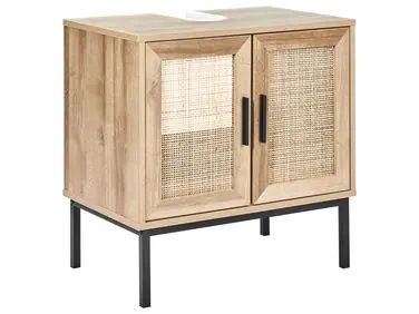 Vanity Unit ROSELL 60 cm Light Brown - Bathroom