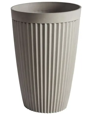 Plant Pot KOLA 39 cm Beige - Garden & Balcony