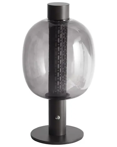 Wireless LED Table Lamp PULANGI with Dimmer Metal Black - Home Accessories