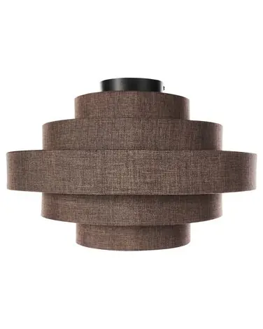 Ceiling Lamp EREBATO Linen Brown - Home Accessories