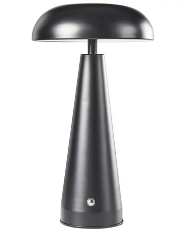 Wireless LED Table Lamp BOCONO with Dimmer Metal Black - Home Accessories