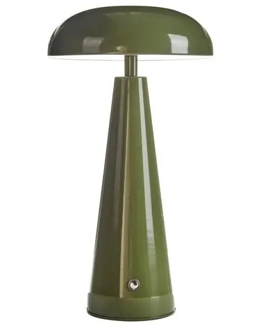 Wireless LED Table Lamp BOCONO with Dimmer Metal Green - Home Accessories