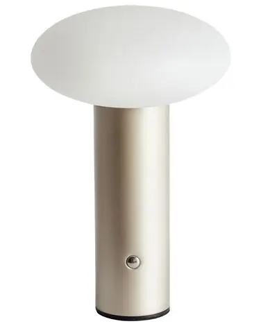 Wireless LED Table Lamp BUAYAN with Dimmer Metal Gold - Home Accessories