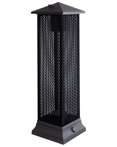 Freestanding Infrared Patio Heater TUNUPA 1500 W Black - Garden & Balcony