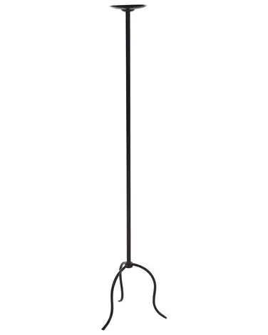 Candle Holder ALMADA Metal 118 cm Black - Home Accessories
