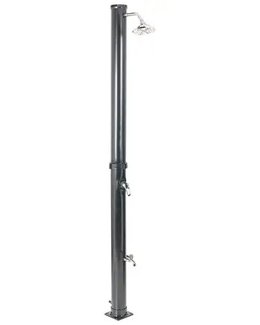Freestanding Outdoor Solar Shower ELQUI Black - Garden & Balcony