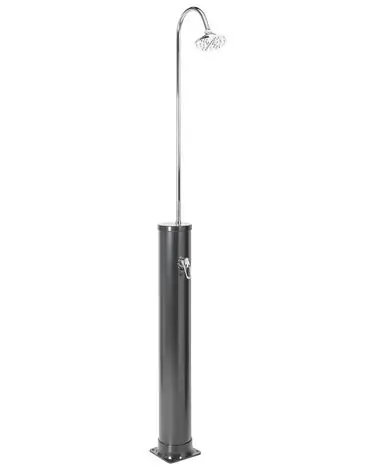 Freestanding Outdoor Solar Shower JUANILLO Black - Garden & Balcony