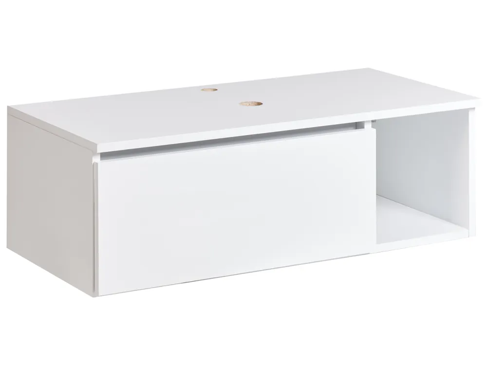 Mueble de baño suspendido RUPANCO 80 cm Blanco
