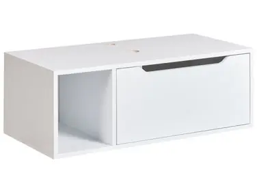Wall Mounted Vanity Unit CASCAVEL 80 cm White - Bathroom