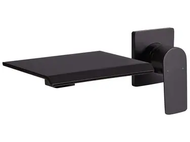 Wall Mounted Basin Mixer Tap APONWAO Brass Black - Bathroom