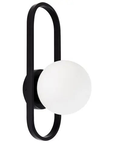 Wall Lamp VARDI Black Metal - Home Accessories