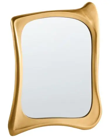 Wall Mirror CONCARNEAU 65 cm 94 cm Gold - Home Accessories