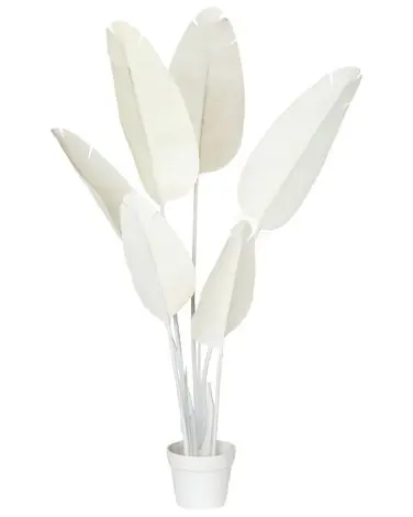 Artificial Plant BANANA TREE 123 cm White - Home Accessories