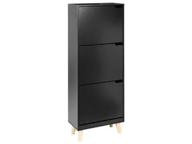 Shoe Storage Cabinet NEIKA Black - Hallway
