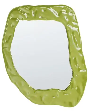 Wall Mirror MARTYRE 57 cm 74 cm Green - Home Accessories