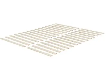 Set of 2 Slatted Bed Bases BLANZAC 90 x 200 cm (EU Single) - Bedroom