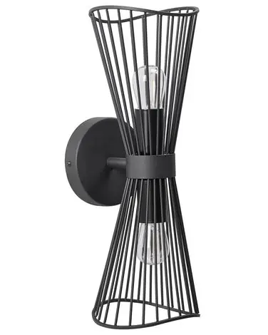 Wall Lamp PARADA Black Metal - Home Accessories