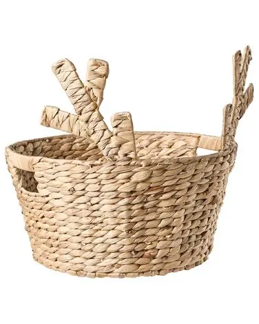 Basket RENNE Water Hyacinth Natural - Home Accessories