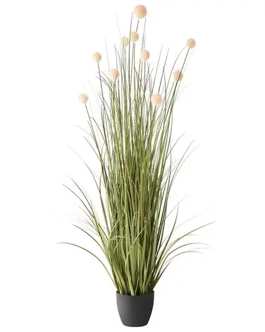 Artificial Plant POMPOM GRASS 120 cm Green - Home Accessories