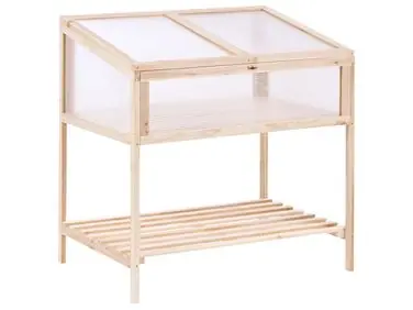 Balcony Greenhouse ARANOVA Fir Wood Light Brown 58 cm - Garden & Balcony