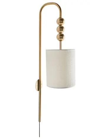 Wall Lamp LOKY Brass Metal - Home Accessories
