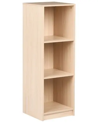 3 Tier Bookcase ZEHNA 117 cm Light Brown - Living Room