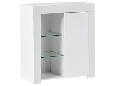 Aparador LED KAMLOOPS Blanco - Sala de estar