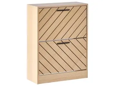 Shoe Storage Cabinet PENTICTON Light Brown - Hallway