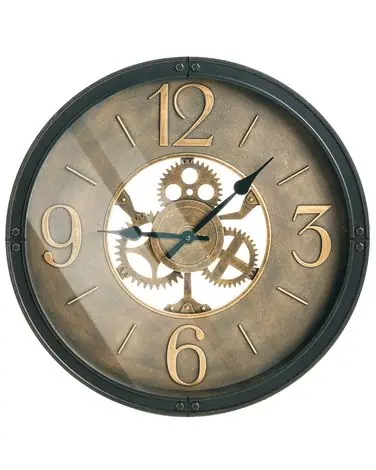 Reloj de pared ALBACETE 50 cm Negro - Accesorios decorativos