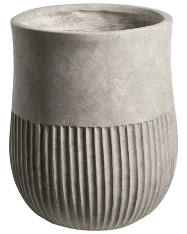 Plant Pot PYLAROS 36 cm Grey - Garden & Balcony