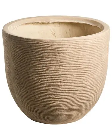 Plant Pot LIXOURI 47 cm Beige - Garden & Balcony
