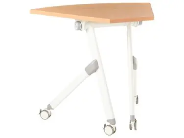 Foldable Corner Desk Module BENDI Brown 90 cm 64 cm - Home Office