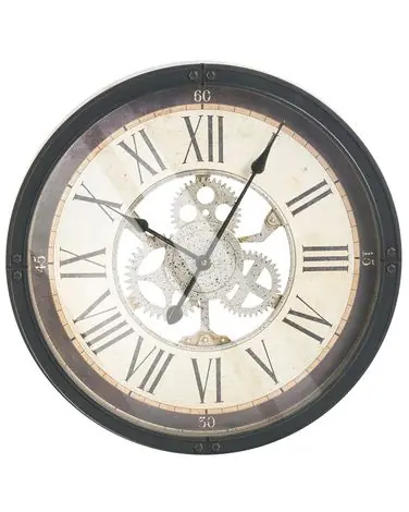 Reloj de pared BORNOS 50 cm Negro - Accesorios decorativos