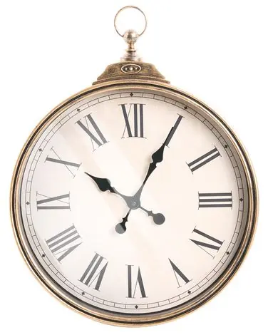 Wall Clock GANDIA 40 cm Gold - Home Accessories