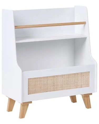 2 Tier Bookcase JACKIT 72 cm White - Living Room