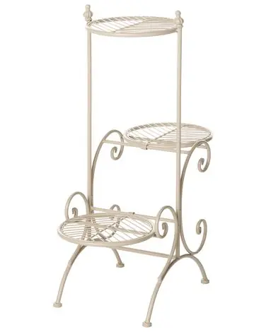 Soporte para macetas ASAGAO 26 cm Beige Metal - Jardín y balcón