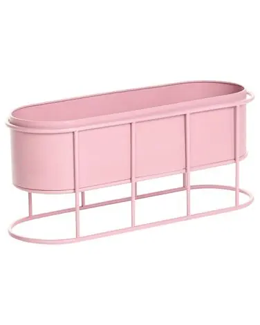 Soporte para macetas SUMIRE 64 cm Rosa Metal - Jardín y balcón
