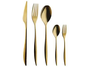 30 Piece Cutlery Set FARFALLE Gold - Home Accessories