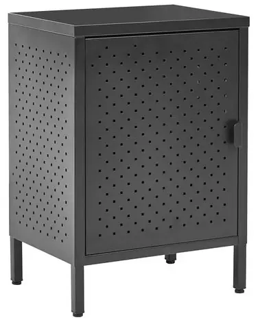Storage Unit MATAUR Metal Black - Home Office