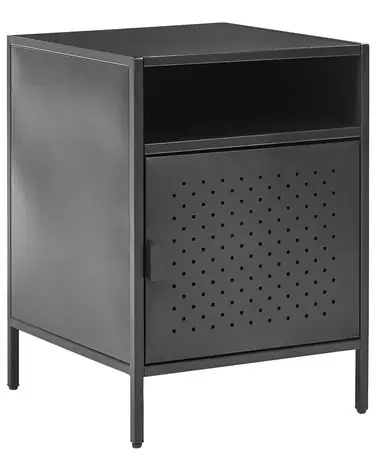Storage Unit WAIKATO Metal Black - Home Office