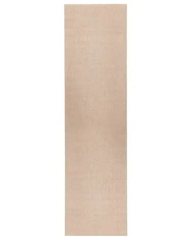 Alfombra NANDED Beige claro 80 x 300 cm Yute - Accesorios decorativos
