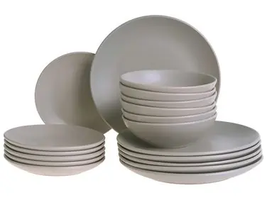Vajilla de 18 piezas VIVANI Gres Gris - Accesorios decorativos