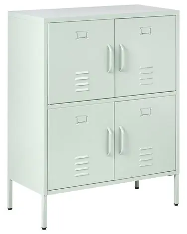 Storage Unit HOLBECK Metal Mint Green - Home Office
