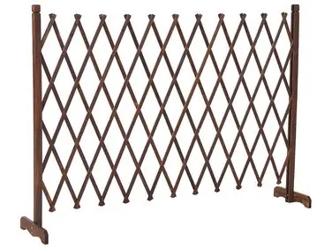 Enrejado de jardín SCIOLZE Extensible Marrón oscuro - Jardín y balcón